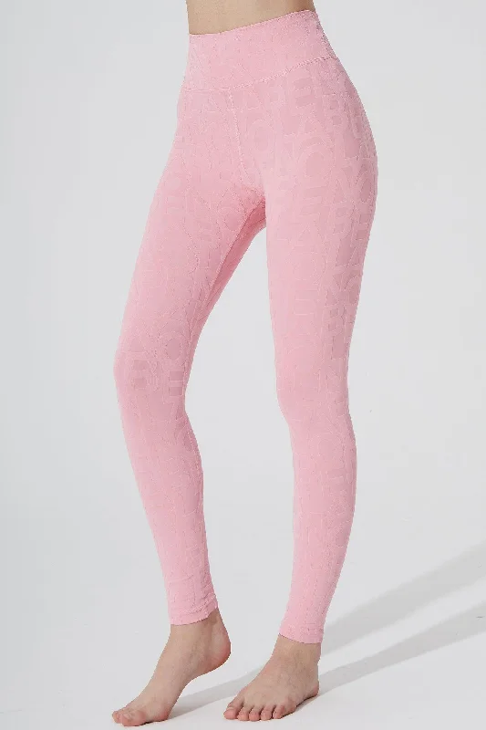 women tights for a casual day with a skirtDéese Fleur Legging 3D - Powder Pink