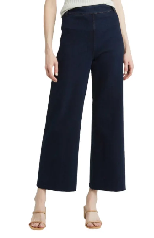 Cargo women jeans with multiple pockets for added functionalityErin High Waisted Wide Leg Jeans In Indigo