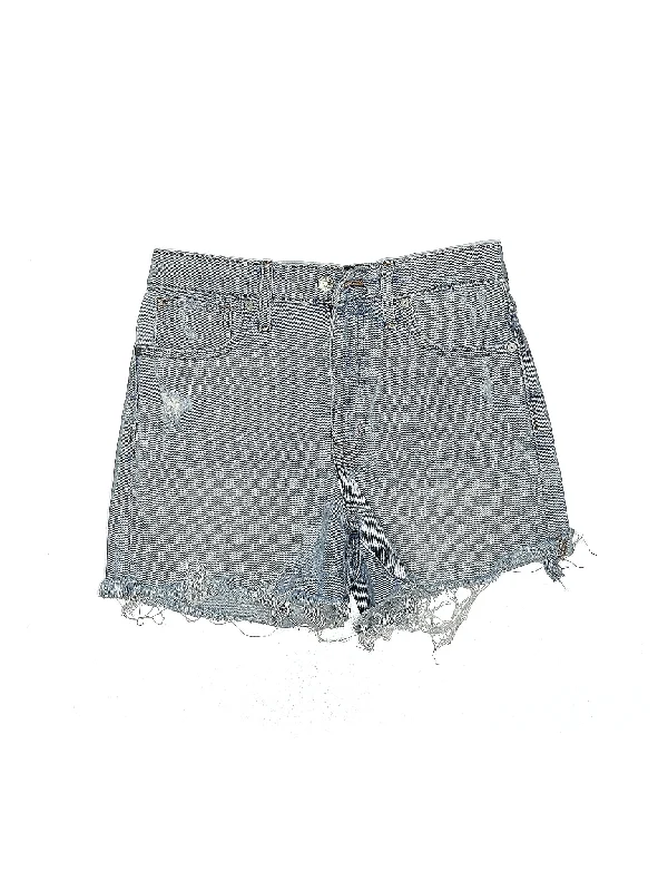 Women's Sequined Party Shorts in Gold for a Glamorous Night OutHigh-Rise Denim Shorts in Light Wash