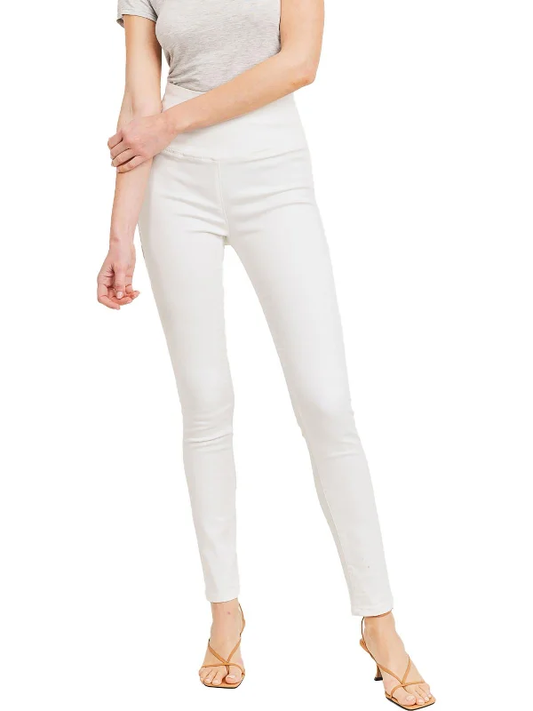 Embellished women jeans with studs or rhinestones for a glamorous touchPenelope Womens High Waist Pull On Skinny Jeans