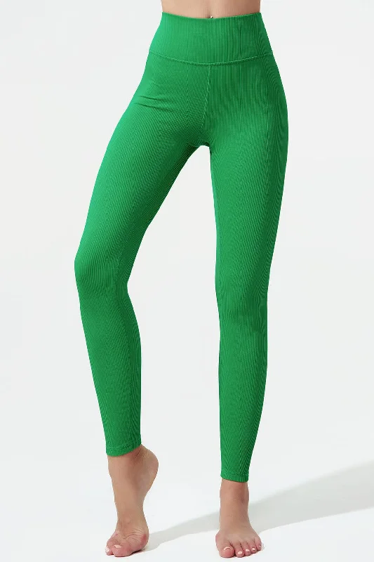 women tights with a self - adjusting fabric for a perfect fitQuerida High Waist R Legging - Fern Green