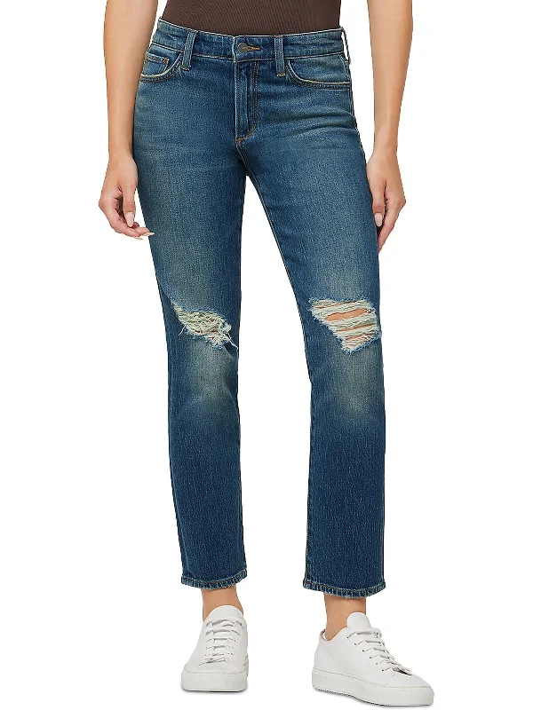 Light - wash women jeans for a fresh and summery appearanceThe Scout Womens Destroyed Denim Boyfriend Jeans