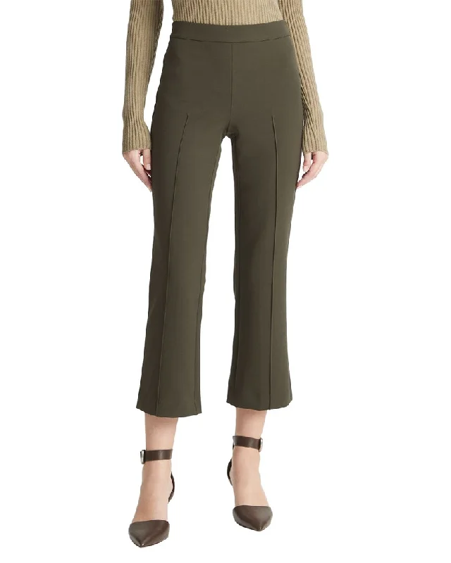 women tights for a beach - side evening with a long dressVince Mid Rise Pintuck Crop Flare Pant