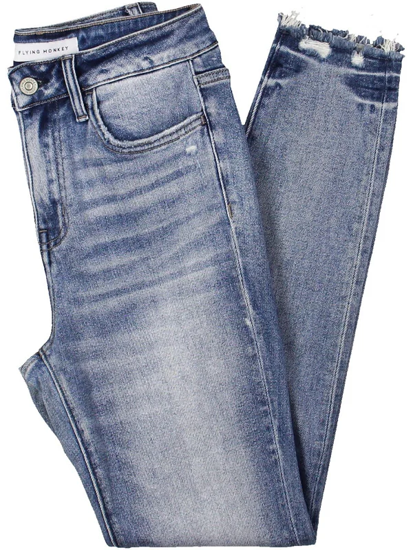 Dark - wash women jeans for a sophisticated and slimming effectWomens Denim Skinny Jeans