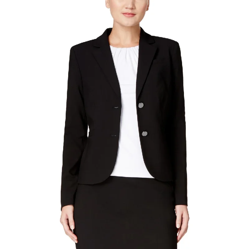 Plus Size Women's Military - Inspired Blazers with Gold Accents for a Bold LookCalvin Klein Womens Suit Separate Office Two-Button Blazer