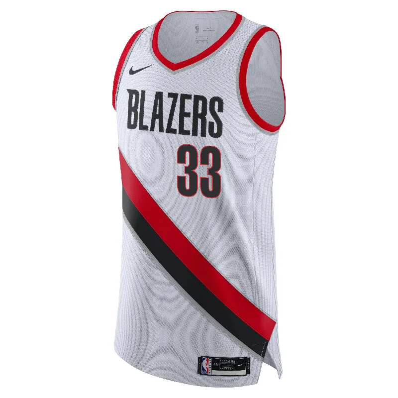 Plus Size Women's Faux Fur - Trimmed Blazers in Black for a Luxurious LookPortland Trail Blazers Nike Camara Association Swingman Jersey