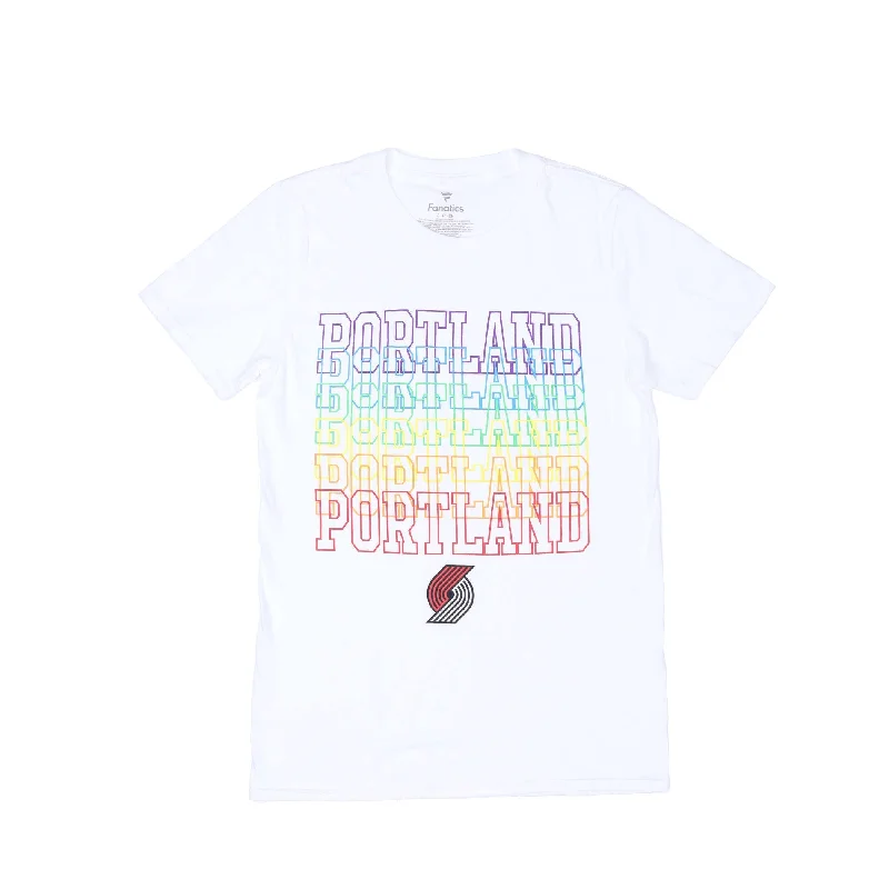 Double - Breasted Women's Polyester Blazers in Bright Colors for a Fun StylePortland Trail Blazers City Pride Tee