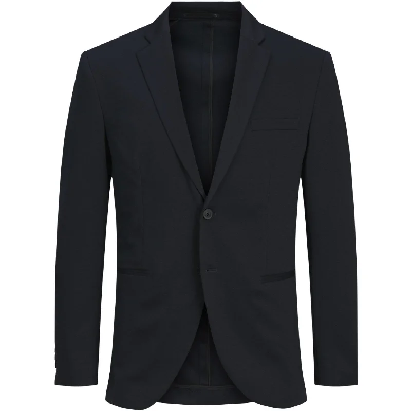 Women's Longline Linen Blazers in Pastel Colors for Summer EventsJack & Jones Junior Dark Navy Jaxon Jersey Blazer Noos