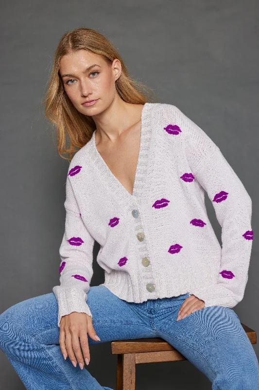 v neck women cardigan to elongate the necklineLisa Todd Sugar Lips Cardigan