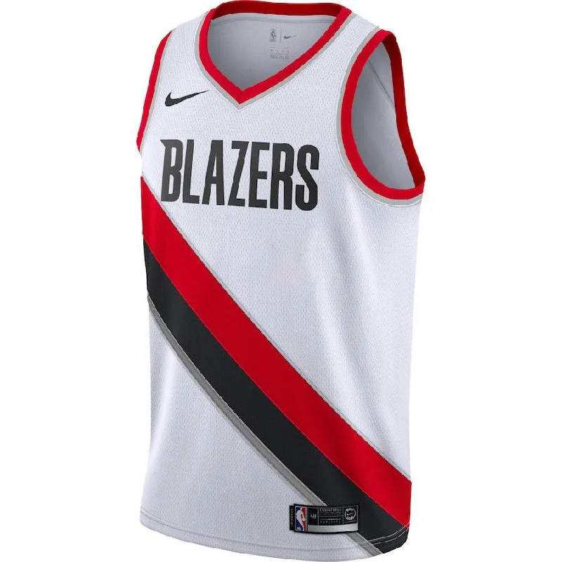 Women's Slim - Fit Blazers in Charcoal Gray for a Professional AppearanceTrail Blazers Custom Nike Association Swingman Jersey