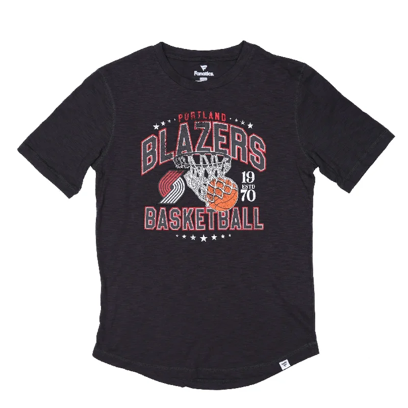 Women's Slim - Fit Blazers in Charcoal Gray for a Professional AppearancePortland Trail Blazers True Classics Slub Tee