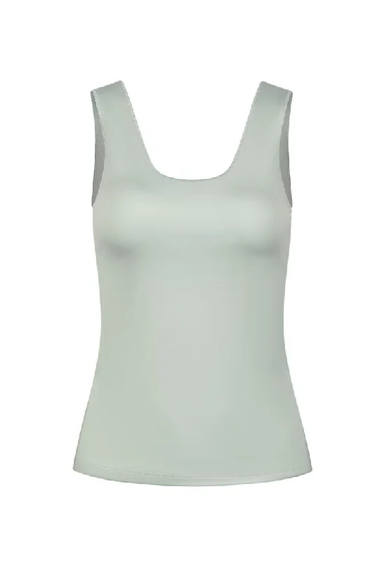 Organic Cotton Women T Shirt for Eco - Conscious WearersEnhance Square-Neck Fitted Tank