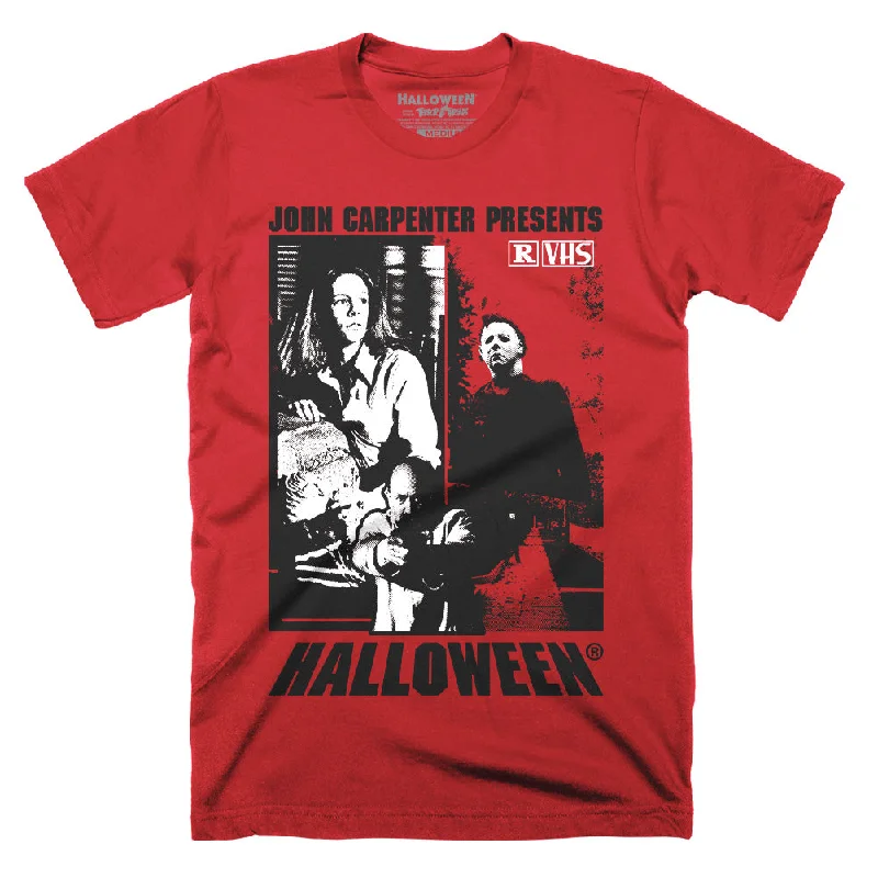 Ringer T Shirt Women with Retro - Inspired StripesHalloween Classic Rewind T-Shirt