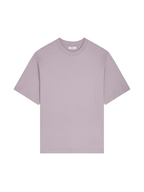 Crop Top Women T Shirt to Pair with High - Waisted BottomsWomens DNA Oversized T-Shirt—raisin purple