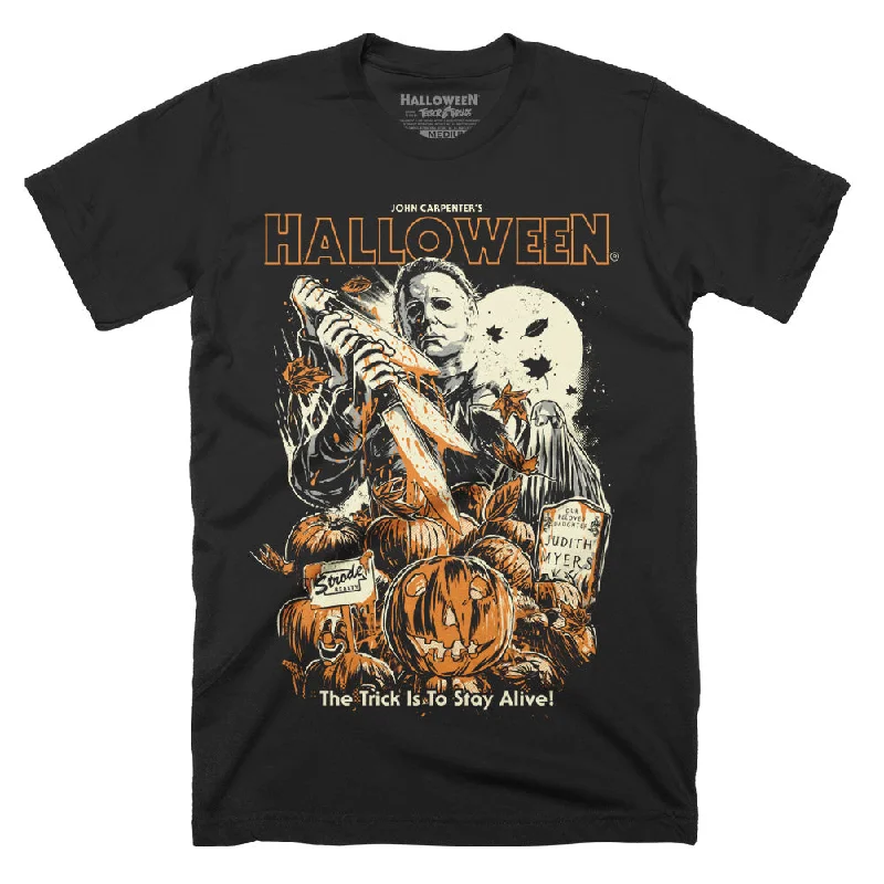 Ringer T Shirt Women with Retro - Inspired StripesHalloween Boogeyman Is Coming T-Shirt