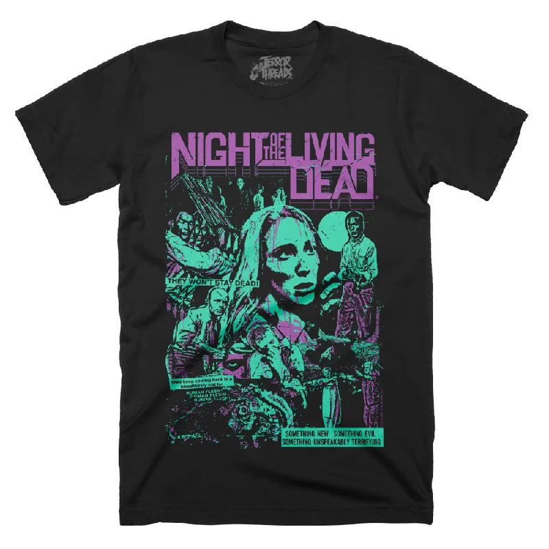 Floral Print Women T Shirt for a Feminine TouchNight Of The Living Dead Unspeakably Terrifying T-Shirt