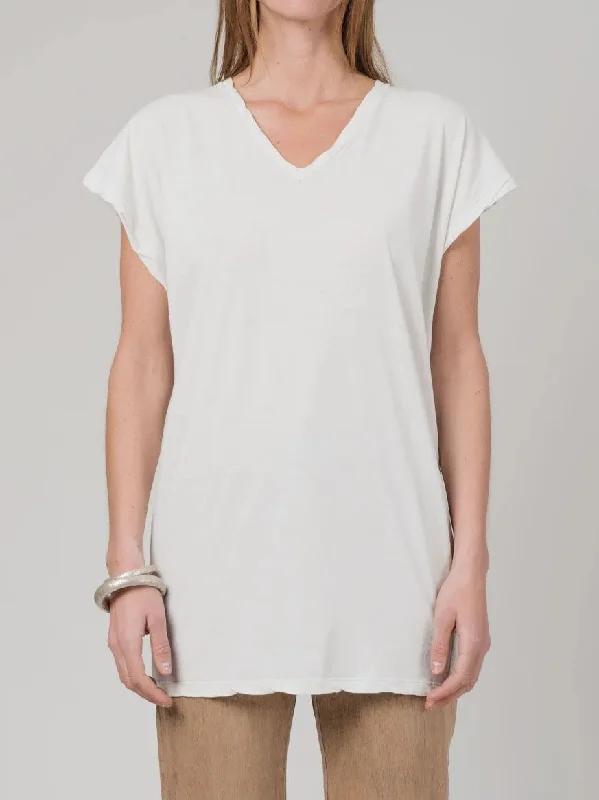 V - Neck Women T Shirt to Enhance the NecklineT-SHIRT