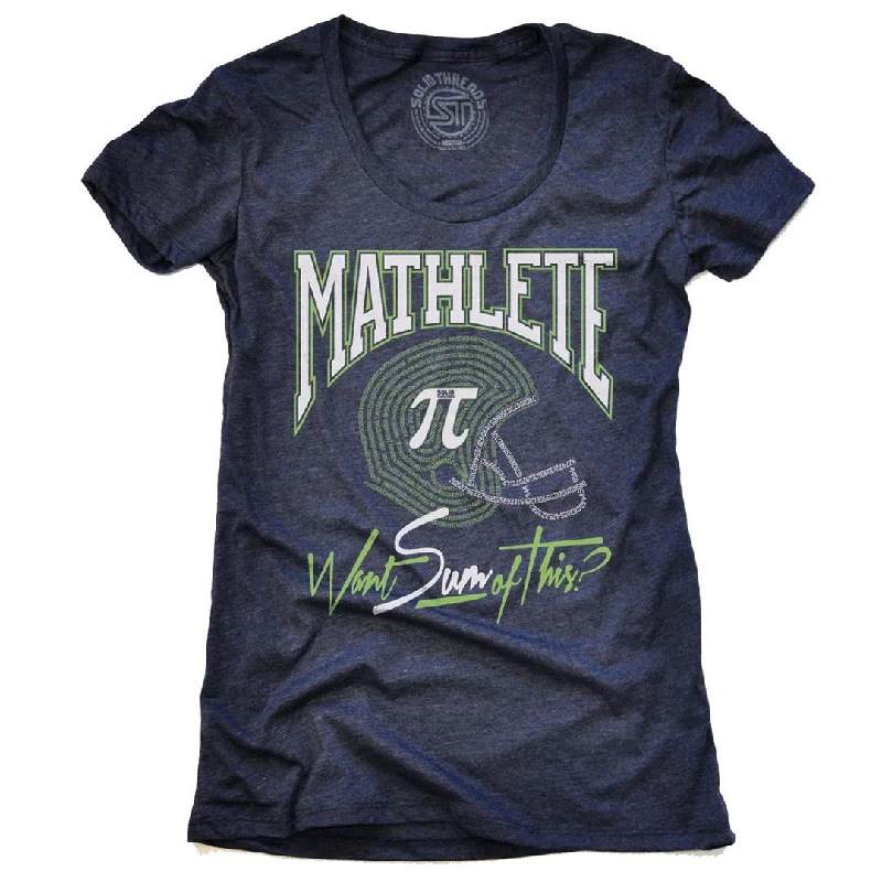 Puff Sleeve Women T Shirt for a Fashion - Forward LookWomen's Mathlete Want Sum of This T-shirt