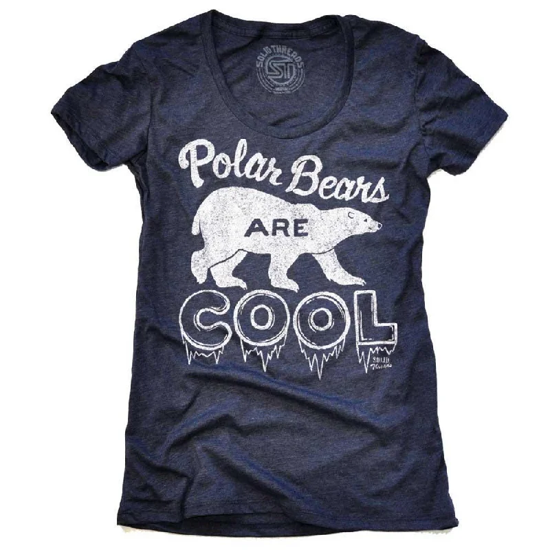 Floral Print Women T Shirt for a Feminine TouchWomen's Polar Bears Are Cool T-shirt