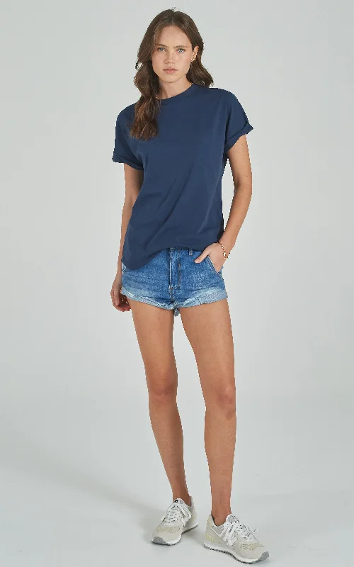 Slouchy Navy Tee