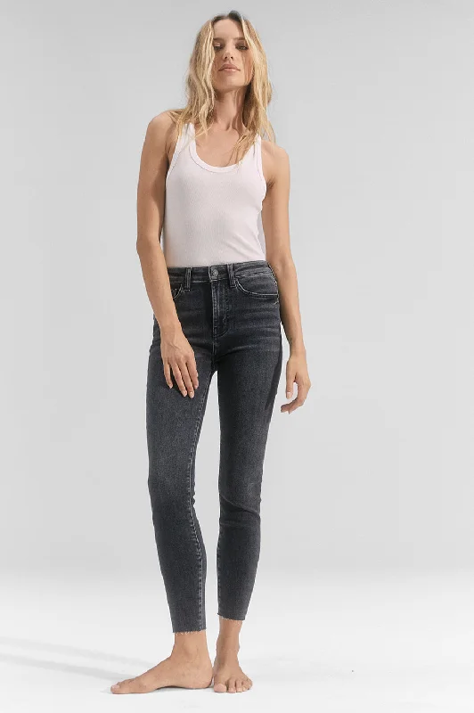 LARCHMONT SKINNY - HIGH RISE SKINNY - COAL