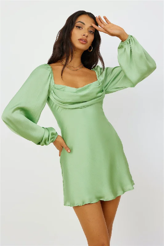 Wrap - Style Women Dress with Adjustable Fit for All Body TypesLucky Ones Dress Green