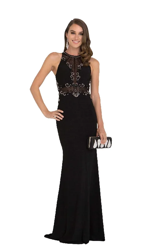 Prom dresses with side - slit pockets and solid - color fabrics for a practical and stylish formal lookElizabeth K GL2298 Dress