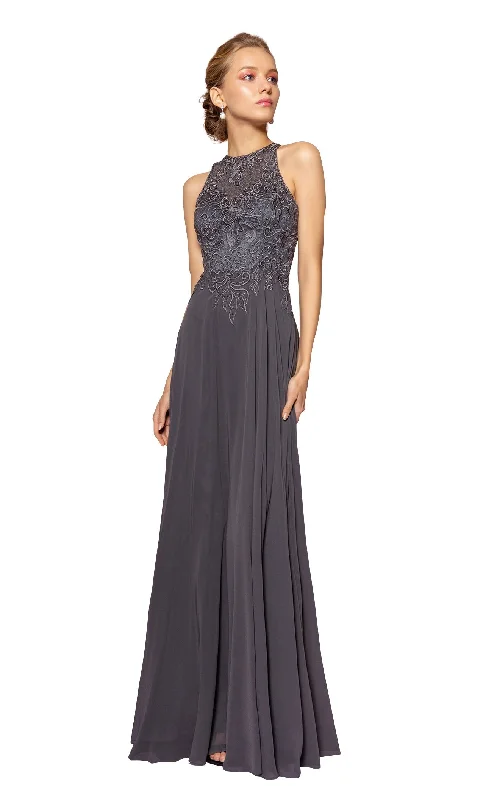 Formal dresses with side - slit pockets and beaded accents for a practical and stylish formal eventElizabeth K GL2680 Dress