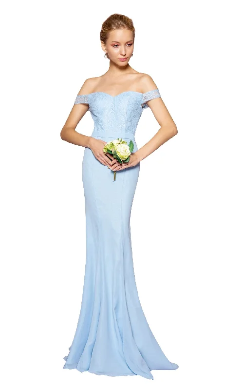 Long - train formal dresses in chiffon for a dramatic prom entranceElizabeth K GL2697 Dress