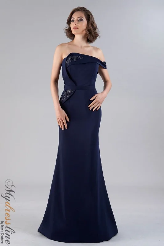 Mermaid - cut formal dresses in satin for a glamorous prom nightGia Franco 12107