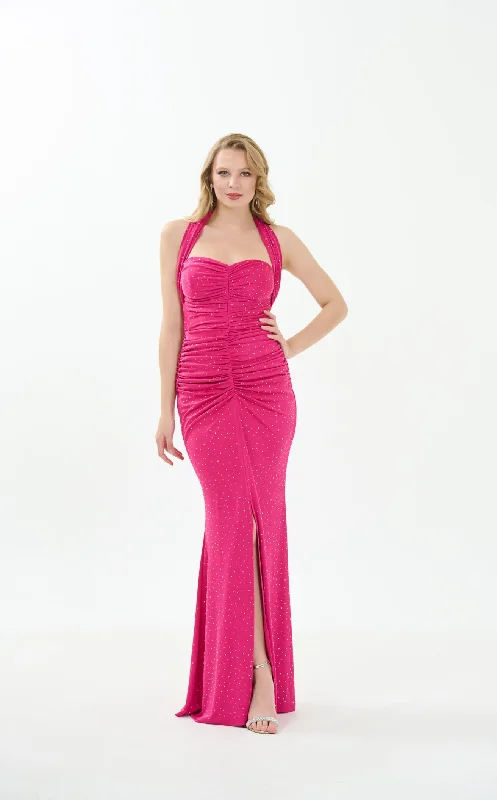 Formal dresses with off - the - shoulder sleeves and rhinestone accents for a sophisticated promGygess G2415065 Dress