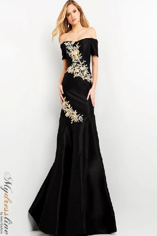 Formal dresses with button - front designs and tulle skirts for a charming prom styleJovani 04814