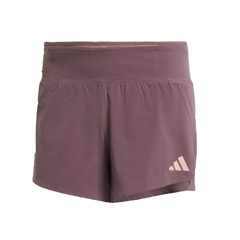 High - Waisted Women Shorts for a Retro and Flattering LookAdidas Adizero Running Gel Shorts - Shadow Fig