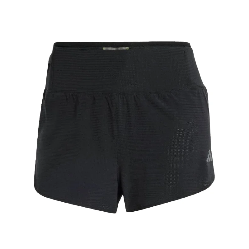 Embroidered Women Shorts with Intricate DesignsAdidas Adizero Womens Running Gel Shorts - Black