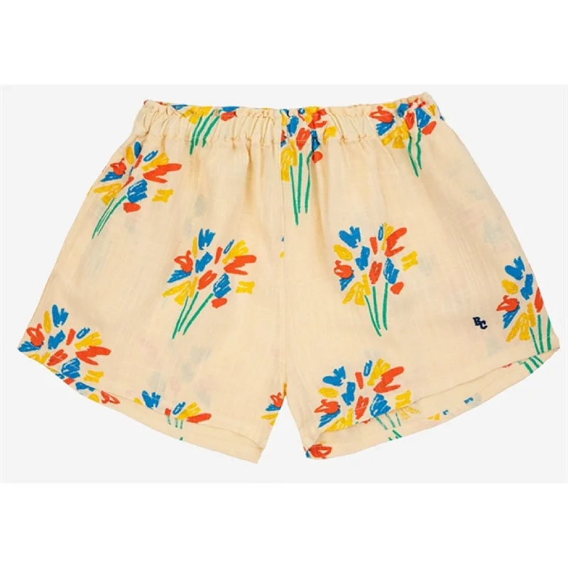 Bermuda Women Shorts for a Classic and Sophisticated LookBobo Choses Fireworks All Over Woven Shorts Light Yellow