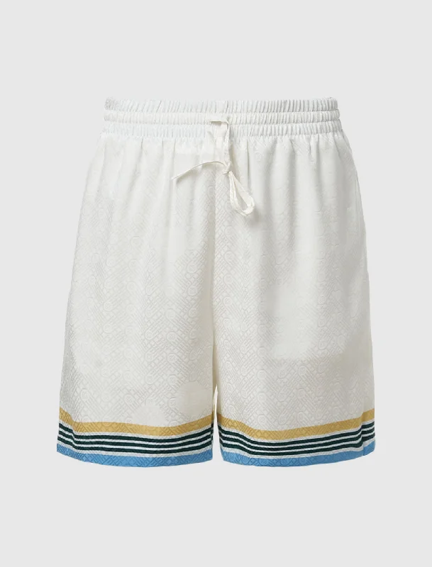 Belted Women Shorts to Enhance the WaistlineSILK SHORTS