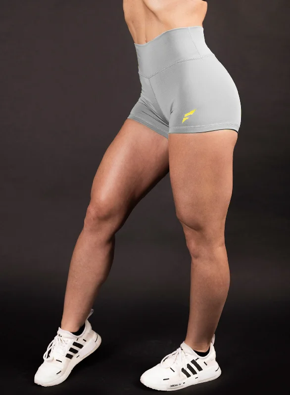 Plus Size Women Shorts with a Comfortable and Stylish FitVIVID COMPRESSION SHORTS - GREY