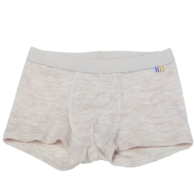 Twill Women Shorts with a Smooth Texture and DurabilityJoha Creme Boxer Shorts