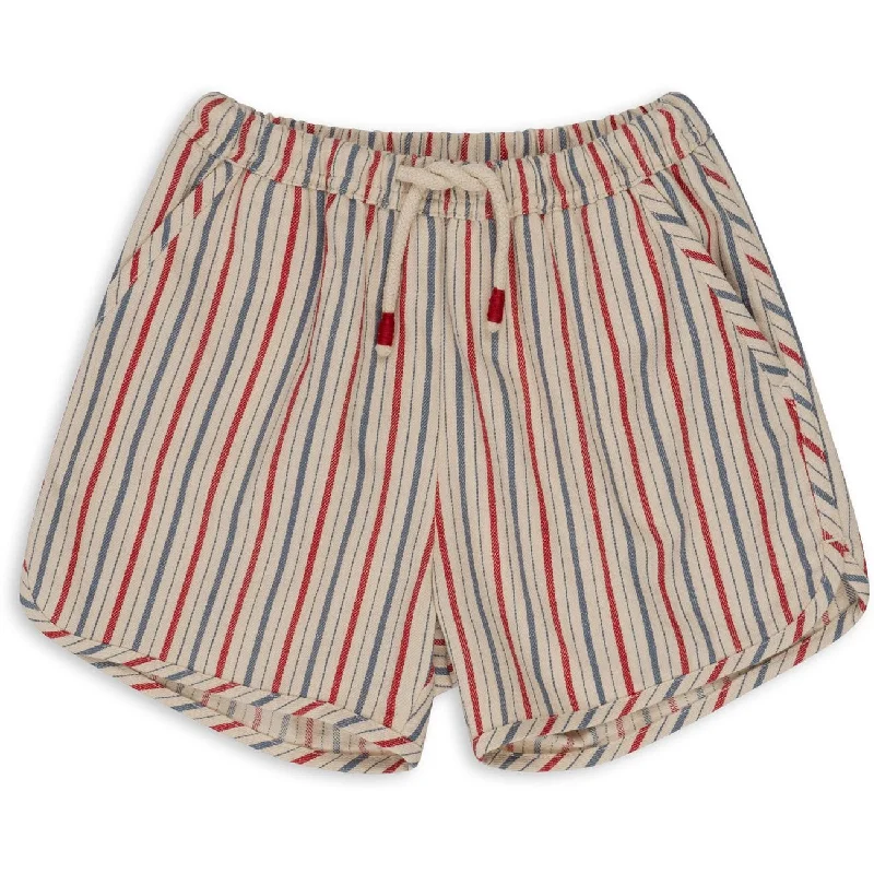 Tie - Waist Women Shorts for a Customizable FitKonges Sløjd Antique Stripe Marlon Shorts