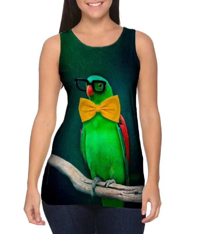 One - Shoulder Women's Rayon Blend Tank Tops for a Flowy LookNerd Parrot