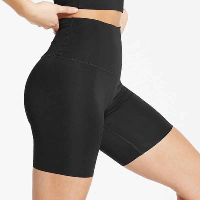 Plus Size Women Shorts with a Comfortable and Stylish FitNimble Laser Hem Bike Short - Black