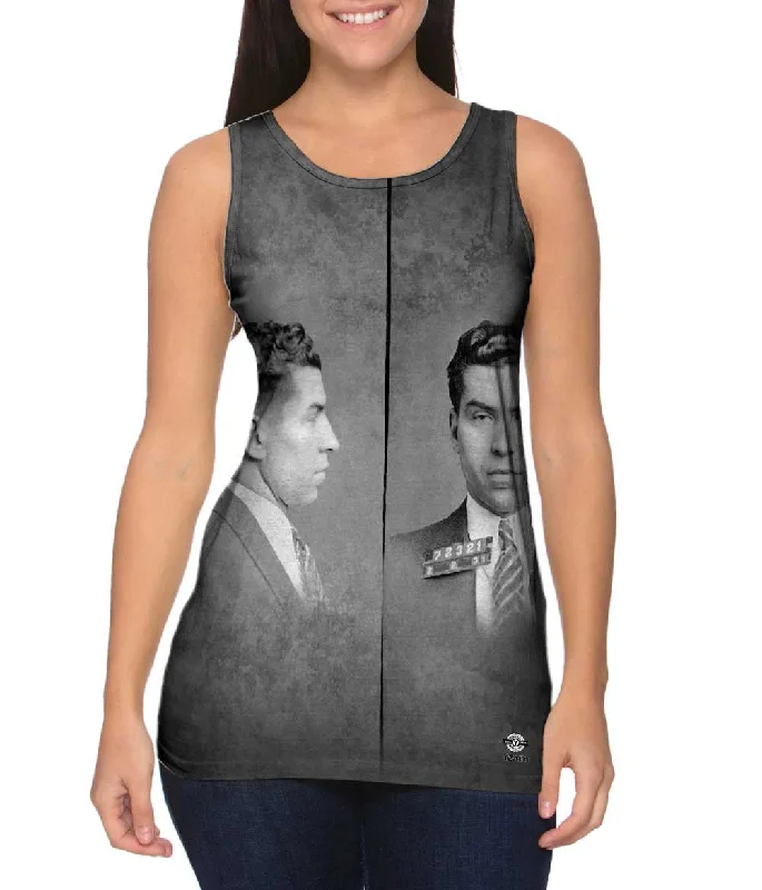 One - Shoulder Women's Rayon Blend Tank Tops for a Flowy LookOriginal Gangster Lucky Luciano