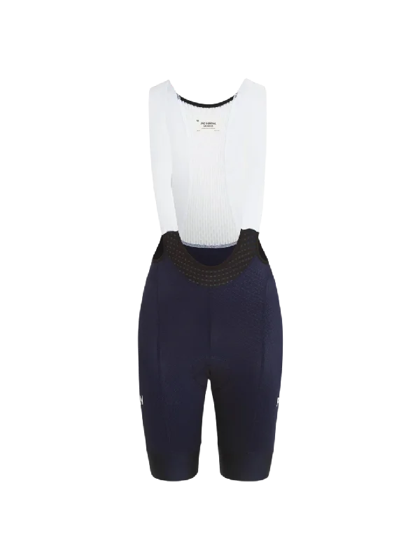 Belted Women Shorts to Enhance the WaistlineWomen's Mechanism Bib Short - Navy