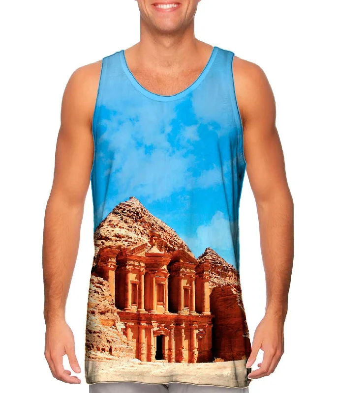 One - Shoulder Women's Rayon Blend Tank Tops for a Flowy LookPetra Jordan Monastery