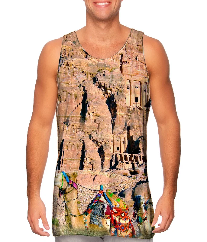 Women's Longline Tank Tops with Abstract PrintsPetra Transportation