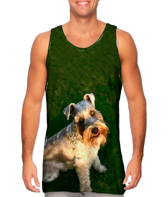 Women's Cropped Tank Tops with Vintage Band LogosPhoto Loving Schnauzer