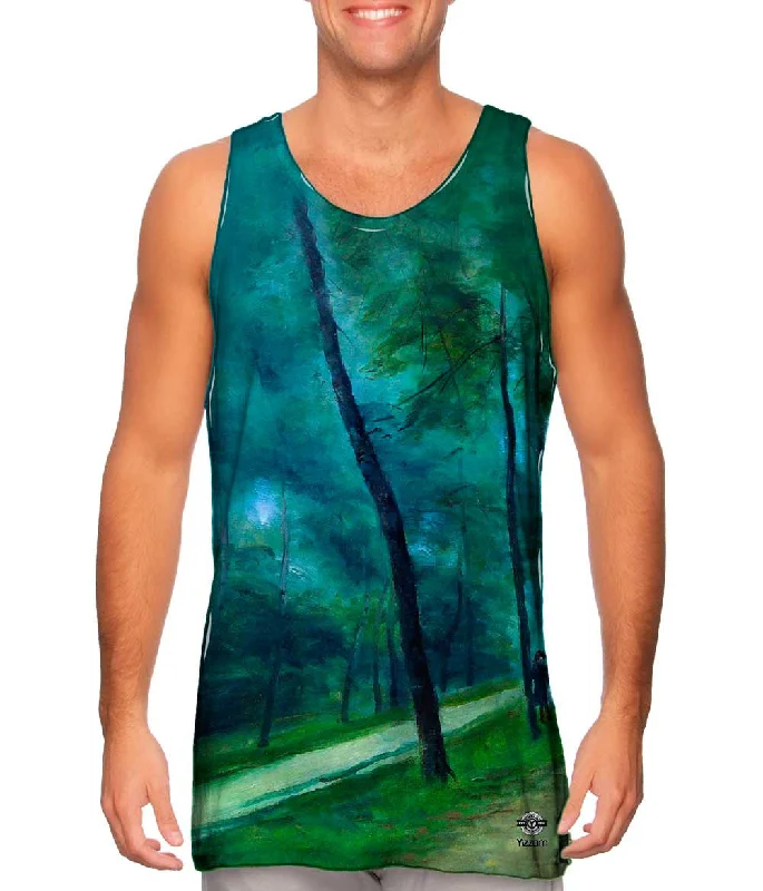 Plus Size Women's Embroidered Tank Tops in Boho StylesPierre-Auguste Renoir - "A Walk in the Woods (Madame Lecoeur and Her Children)" (1870)