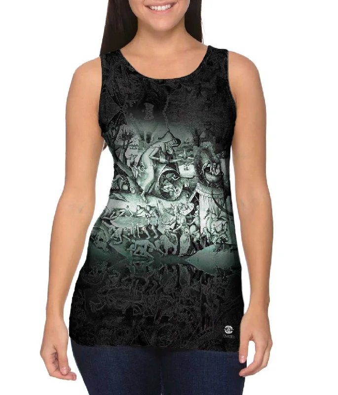 V - Neck Women's Moisture - Wicking Tank Tops for RunningPieter Bruegel the Elder - "The Seven Deadly Sins or the Seven Vices" (1558)