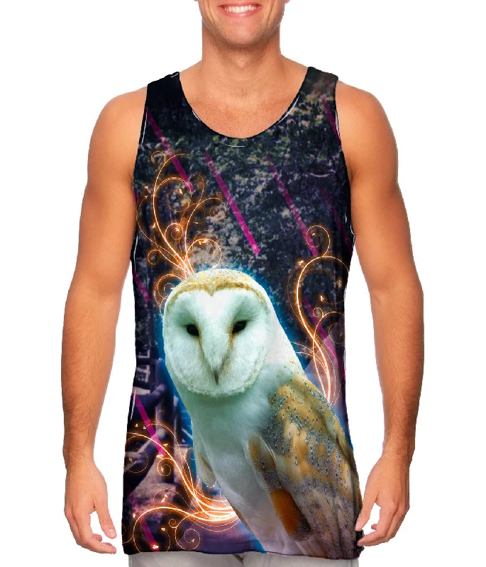 One - Shoulder Women's Rayon Blend Tank Tops for a Flowy LookPink Rain Owl