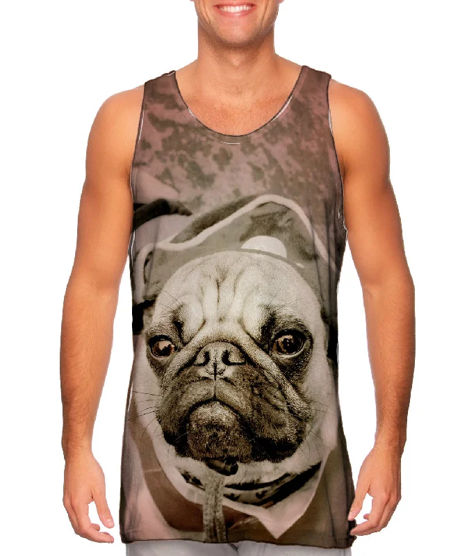 Women's Spaghetti Strap Tank Tops with Geometric PatternsPirate Beach Pug